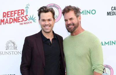 Andrew Rannells & Tuc Watkins Still Going Strong, Hit the Red Carpet Together for a Musical Date Night! - www.justjared.com - Los Angeles