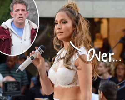 Jennifer Lopez CANCELS Summer Tour Amid Low Ticket Sales & Ben Affleck Drama! - perezhilton.com