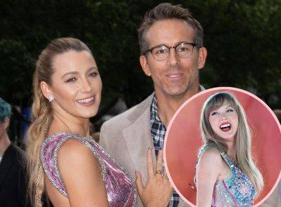 Ryan Reynolds & Blake Lively Share A Kiss While Taylor Swift Performs Lover During Madrid Show! - perezhilton.com - Madrid - city Santiago