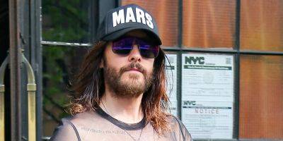 Jared Leto Goes Sheer During Outing in New York City After Sharing Sad Met Gala News - www.justjared.com - New York