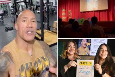 School of Rock: NYC students shocked when Dwayne Johnson serenades them with video message - nypost.com - city Staten Island
