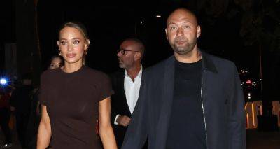 Derek Jeter & Wife Hannah Hold Hands on Rare Date Night in Miami - www.justjared.com - New York - USA - Miami - Florida