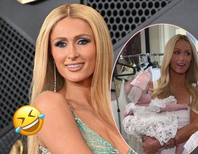 Paris Hilton Jokes About Giving 'Pale' Baby Daughter London A Spray Tan! - perezhilton.com