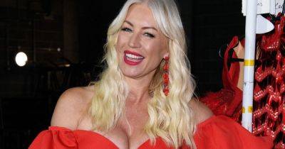 Denise Van Outen's surprise 50th bash with celebration tiara, topless hunks and sparklers galore - www.ok.co.uk - USA - Chicago - county Hart
