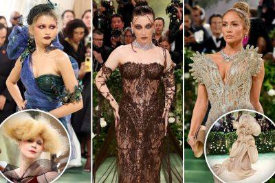 Met Gala 2024 live updates: JLo, Emma Chamberlain, more celebs opt for neutrals, goth over florals for ‘Garden’ theme - nypost.com