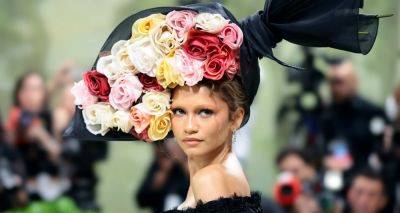 Zendaya Wears Bouquet of Flowers On Her Head for Second Look at Met Gala 2024 - www.justjared.com - New York