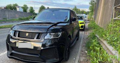 Range Rover stopped in Salford over tinted plates before man is arrested for 'drug driving' - www.manchestereveningnews.co.uk