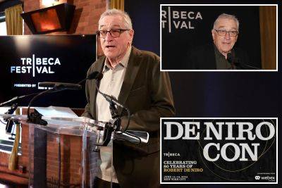 You talking to me? Robert De Niro gets his own De Niro Con at 2024 Tribeca Film Festival - nypost.com