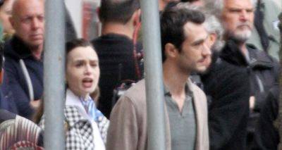 Lily Collins & Eugenio Franceschini Continue Filming Scenes for 'Emily in Paris' Season 4 in Rome - www.justjared.com - Paris - Italy