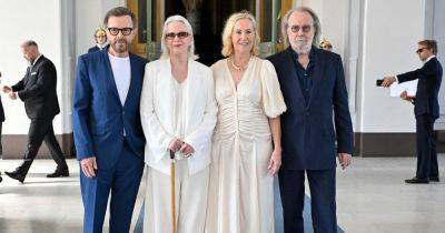 ABBA reunite to collect prestigious knighthood from Swedish King and Queen in incredible pics - www.ok.co.uk - London - Sweden - county King And Queen