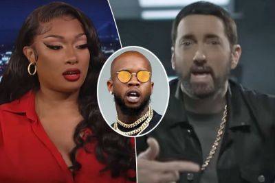 Eminem Is Back... Back Again... And Back In Trouble For Mocking Megan Thee Stallion Shooting! - perezhilton.com