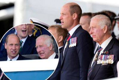 King Charles and Prince William’s ‘rivalry’ is in ‘the past’ after D-Day ceremonies: report - nypost.com - Britain - France