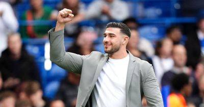 Tommy Fury gets three-word giggling message from Molly-Mae Hague after addressing Soccer Aid appearance - www.manchestereveningnews.co.uk - Hague - Mauritius