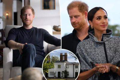 Prince Harry searching for a UK home as his friends are not visiting over ‘rifts’ with Meghan Markle: report - nypost.com - Britain - London