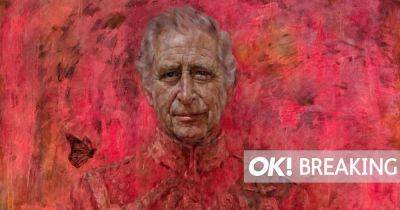 King Charles official portrait vandalised by animal rights protesters in shock video - www.ok.co.uk - London