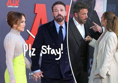 Jennifer Lopez Desperate To 'Save Face' And Not Have Ben Affleck Marriage Turn Into 4th Divorce! But He Told Her... - perezhilton.com