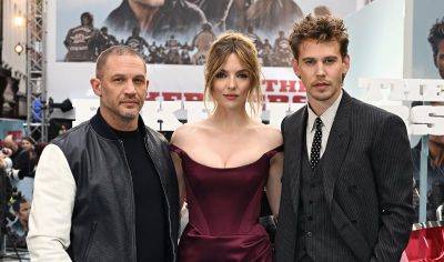 Austin Butler, Jodie Comer, & Tom Hardy Take Over London's Mayfair for 'The Bikeriders' Gala Premiere - www.justjared.com - London - county Butler - county Hardy