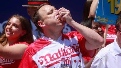 Here's Why Joey Chestnut Is Banned from 2024 Nathan's Hot Dog Eating Contest After 16 Wins - www.justjared.com - New York - USA - New York