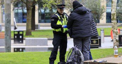 Homeless man punched in face and coffee thrown on pensioner in vicious spate of phone robberies - www.manchestereveningnews.co.uk - Britain - Manchester - county Garden
