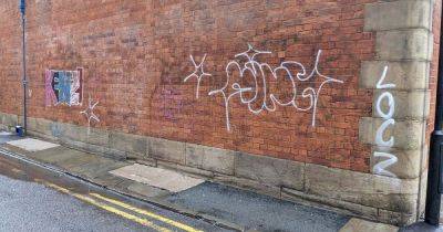 Investigation launched as graffiti leaves city centre building with cleaning bill worth 'thousands' - www.manchestereveningnews.co.uk - Britain - Centre - Manchester