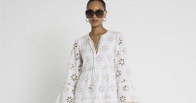 River Island's £55 boho-style smock dress in two colours is perfect for festival season - www.ok.co.uk