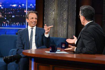 Seth Meyers Tells Stephen Colbert Which Late Night Host Is Huge With British Fans. Hint: It’s Not John Oliver - deadline.com - Britain - county Oliver