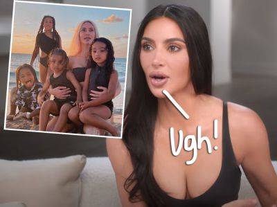 Kim Kardashian Spent Her Birthday With Her Kids -- And HATED IT!! - perezhilton.com - Chicago