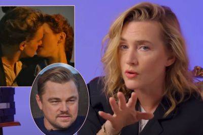 Kate Winslet On Leonardo DiCaprio's Kissing: 'Not All It's Cracked Up To Be' - perezhilton.com