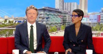 BBC Breakfast's Naga Munchetty brands co-host a 'spoilsport' as he apologises on air - www.ok.co.uk - Britain - London - Manchester - city Newcastle - county Barry