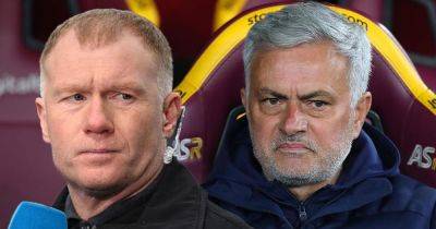 Jose Mourinho showed he had no time for Paul Scholes after 'mouth is out of control' jibe - www.manchestereveningnews.co.uk - Manchester