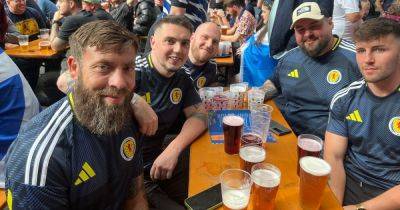 Scotland fans descend on Glasgow fanzones to take in Germany clash - www.dailyrecord.co.uk - Scotland - Germany - city Merchant