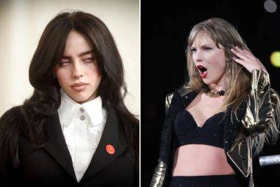 Billie Eilish, Taylor Swift insiders dish on feud rumors after ‘psychotic’ Eras Tour comment - nypost.com - California