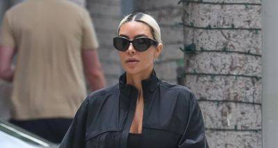 Kim Kardashian Shows Off Her Toned Tummy While Visiting Skin Care Clinic in L.A. - www.justjared.com - Los Angeles - USA - county Story