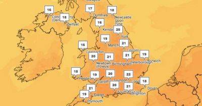 Met Office verdict on warmer weather across UK next week after chilly start to June - www.manchestereveningnews.co.uk - Britain - Manchester