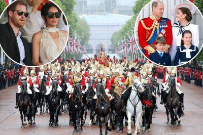 Prince Harry ‘regrets’ missing Trooping the Colour, Meghan Markle ‘indifferent’ about it: royal expert - nypost.com - Britain - London - Afghanistan - Charlotte, county Prince George