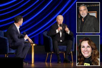 George Clooney, Julia Roberts help Biden raise record $30 million-plus at star-studded Hollywood gala - nypost.com - Los Angeles - Los Angeles - USA - Hollywood - California - Italy - Ukraine - Russia - Switzerland - Israel - county Summit