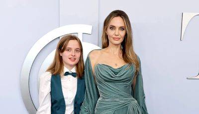 First-Time Tony Nominee Angelina Jolie Brings Daughter Vivienne as Her Date for Tony Awards 2024 - www.justjared.com - New York