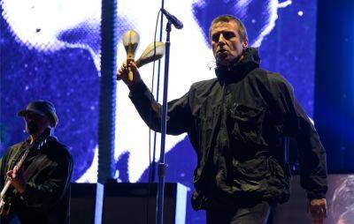 Watch Liam Gallagher debut the Oasis Sawmills demo “rap” from ‘Columbia’ in Manchester - www.nme.com - Manchester - Columbia