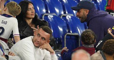Kyle Walker's wife Annie fails to raise a smile as they reunite after England game – as Lauryn Goodman 'prepares to fly in' - www.ok.co.uk - London - Germany - Serbia