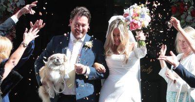 Made in Chelsea star Francesca Newman-Young is a beautiful bride as she marries in town hall wedding - www.ok.co.uk - London - county Hall - Jamaica - county Clarke