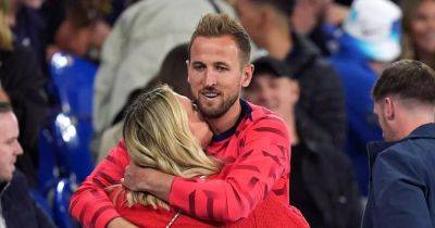 Harry Kane's wife Kate Goodland seen hugging him in the stands after England Euro 2024 opener even he said was a struggle - www.ok.co.uk - Bahamas - Germany - Serbia