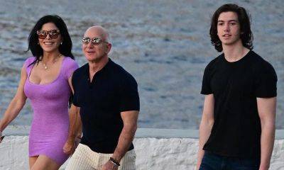 Lauren Sanchez and Jeff Bezos vacation in Greece with his son - us.hola.com - China - city Sanchez - Greece - Lebanon