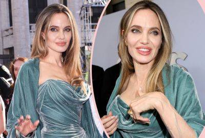 Angelina Jolie Reveals Chest Tattoo At Tony Awards -- Does It Share Special Meaning With Daughters?? - perezhilton.com - county San Juan
