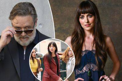 Russell Crowe calls out Dakota Johnson for ripping Marvel flop ‘Madame Web’: ‘You’re here for the wrong reasons’ - nypost.com - Britain