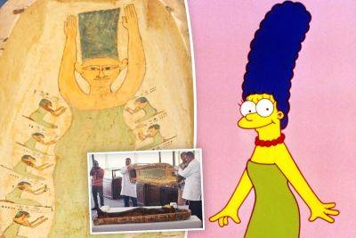Mummy’s unearthed coffin features ‘unreal’ depiction of beloved ‘Simpsons’ character - nypost.com - Egypt