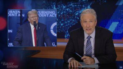 ‘The Daily Show’: Jon Stewart Says Donald Trump Is “Tripping Over His Own D***” Coming After Joe Biden’s Age - deadline.com - USA