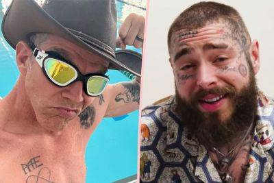 Steve-O Turned 50 -- And Let Post Malone Give Him An NSFW Face Tattoo! Look! - perezhilton.com - Tennessee - county Hampton