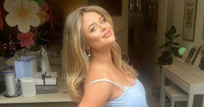 Pregnant Emily Atack pleads 'help me' as she shows off blossoming bump ahead of due date - www.ok.co.uk