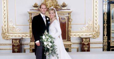 Prince Edward and Sophie embrace in affectionate new portrait to mark 25 years married - www.ok.co.uk - county Jones - George - county Prince Edward