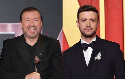 Ricky Gervais trolls Justin Timberlake after drink-driving arrest - www.nme.com - New York - Chicago - Netherlands - New York - county Garden - county Long - county Suffolk - city Sag Harbor